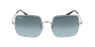 LUNETTES DE SOLEIL femme SQUARE argenté