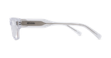 Lunettes de vue homme CARACTÈRES AMBITIEUX blanc - Vue de face