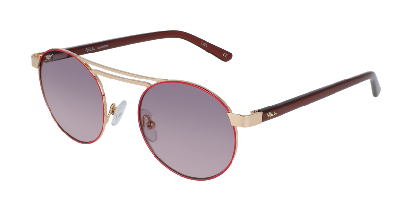LUNETTES DE VUE femme ROMY rose/doré - Vue de face