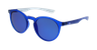 LUNETTES DE SOLEIL femme KESSY POLARIZED bleu/blanc - vue de 3/4