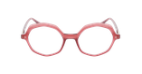 Lunettes de vue femme LAUREEN rose - Vue de face