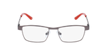 LUNETTES DE VUE enfant MAGIC OCTAVE gris/rouge - Vue de face