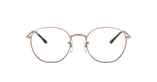 Lunettes de vue 0RX6472 dorée - Vue de face