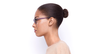 LUNETTES DE VUE femme MAGIC 49 violet - Vue de côté