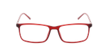 Lunettes de vue homme HAROLD rouge - Vue de face