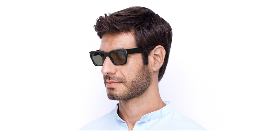 LUNETTES DE SOLEIL SL 402 noir - vue de 3/4
