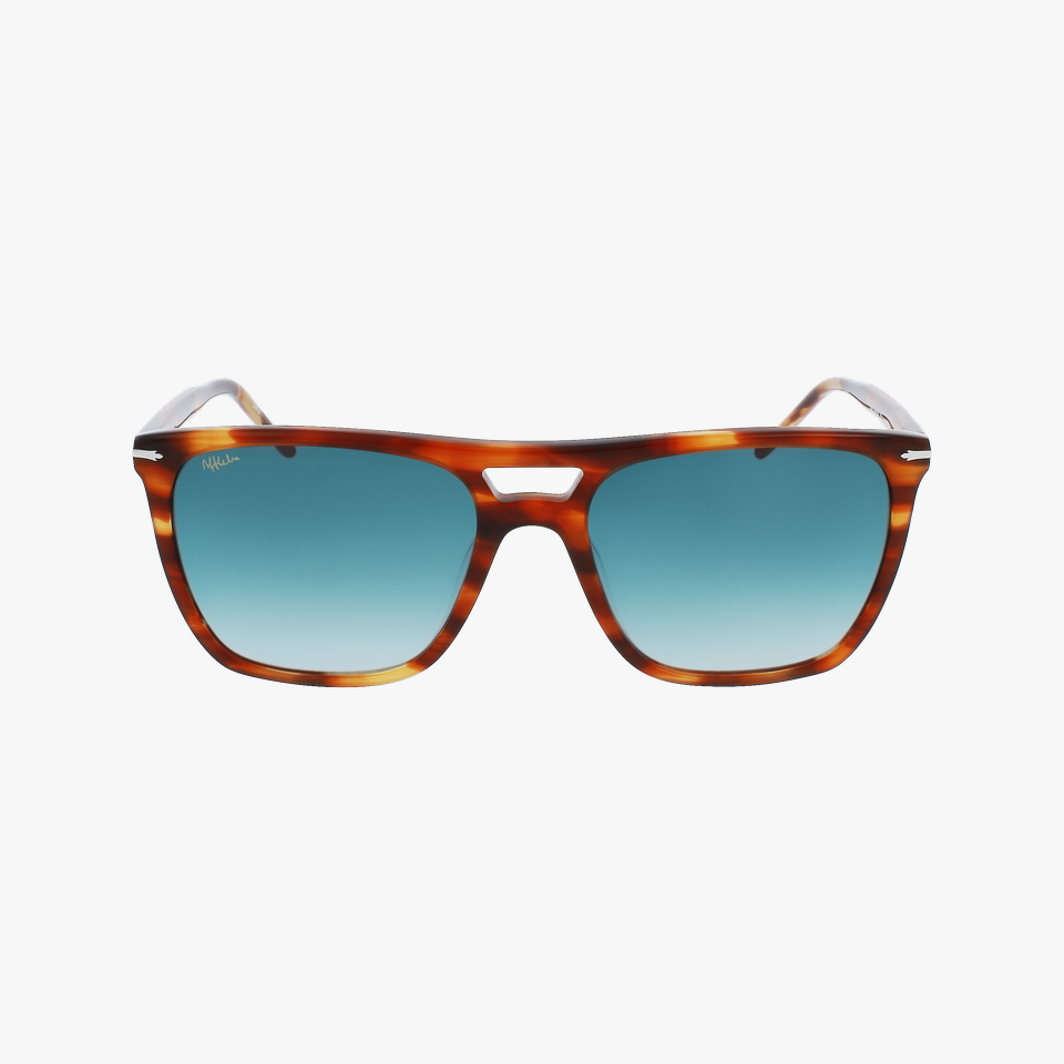 Lunettes de soleil homme CAROUGE écaille - Vue de face