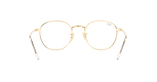 Lunettes de vue 0RX6472 dorée - Vue de face