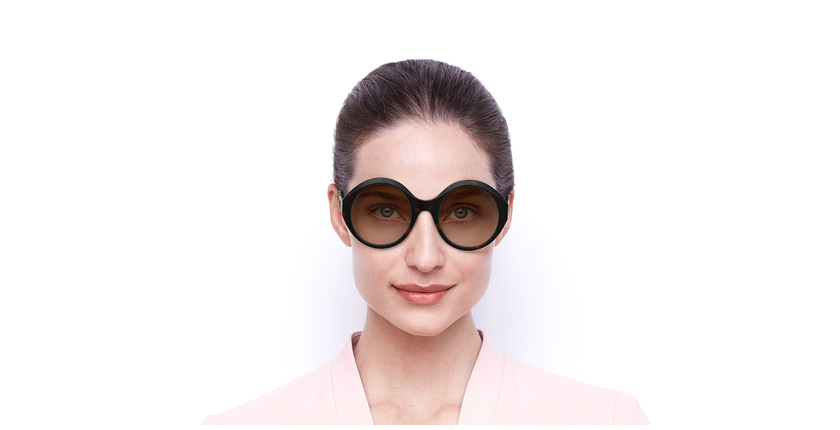 LUNETTES DE SOLEIL femme GG0797S noir - Vue de face