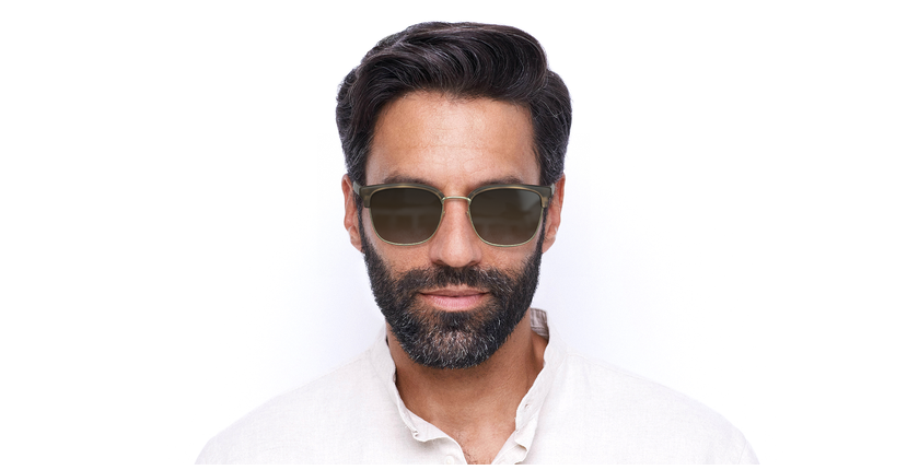 LUNETTES DE SOLEIL homme GG0846SK écaille - Vue de face