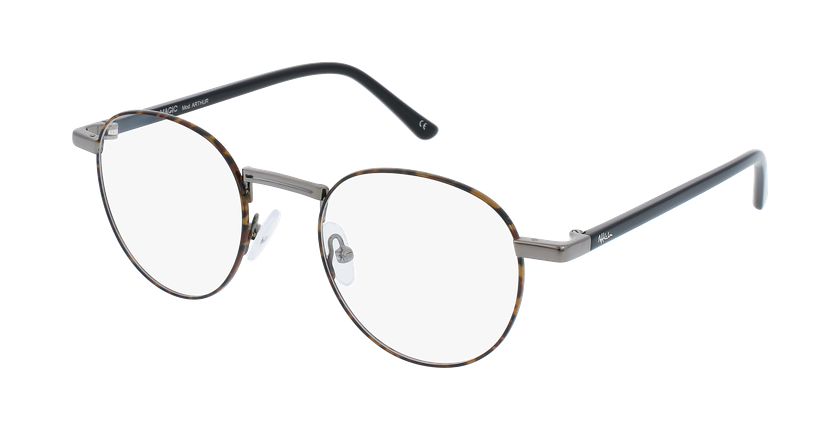 LUNETTES DE VUE homme MAGIC ARTHUR écaille/argenté - Vue de face