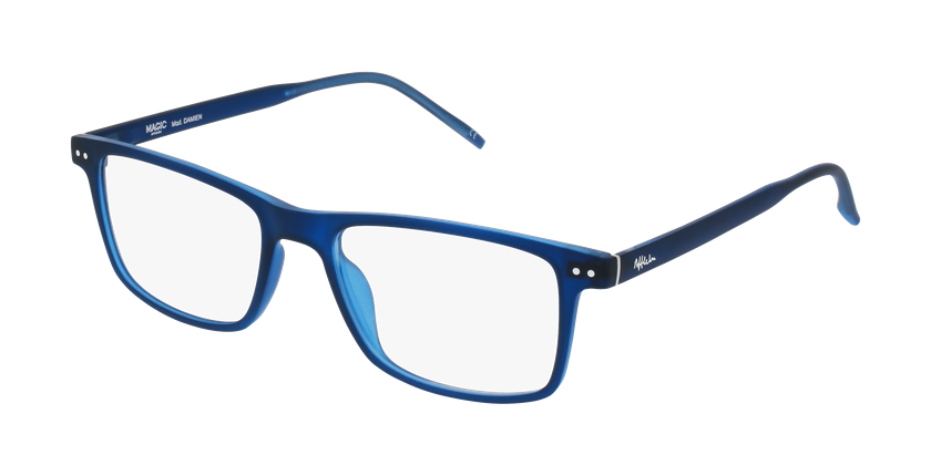 Lunettes de vue homme MAGIC DAMIEN bleu - Vue de face