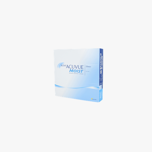 Lentilles de contact 1 Day Acuvue Moist 90L - Vue de face