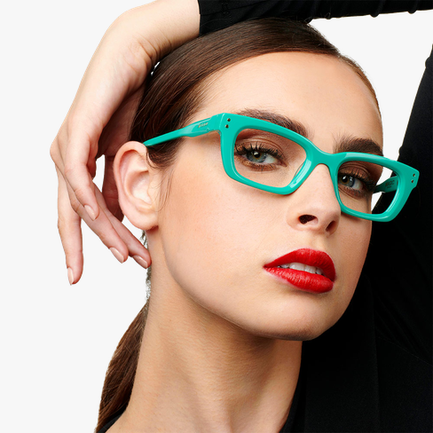 Lunettes de vue femme CARACTÈRES CRÉATIVE vert