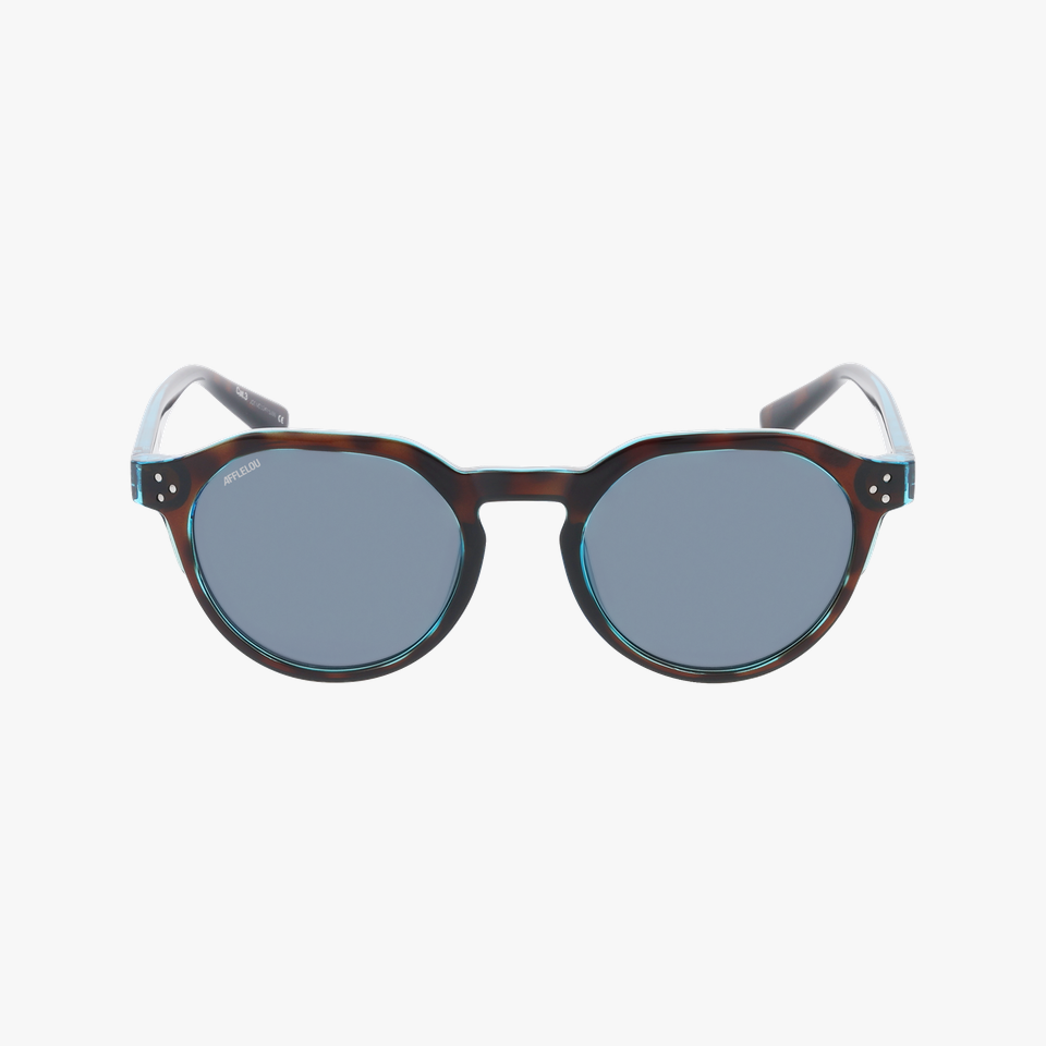 Lunettes de soleil CANTABRIA écaille/bleu - Vue de face