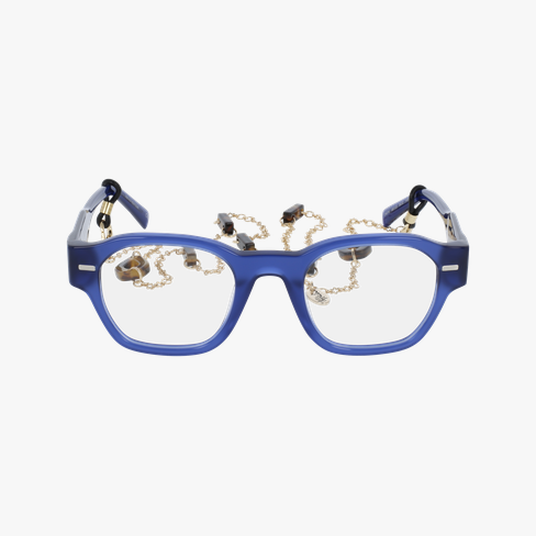 Lunettes de vue femme CARACTÈRES AUTHENTIQUE bleu/violet