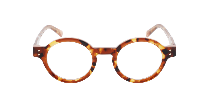 Lunettes de vue femme CARACTÈRES POÉTIQUE écaille/rouge - Vue de face