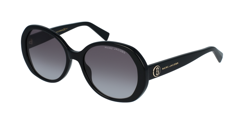 LUNETTES DE SOLEIL femme MARC 377/S noir - vue de 3/4
