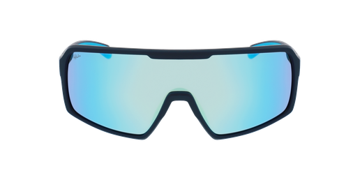 LUNETTES DE SOLEIL LUTON bleu/bleu foncé matVue de face