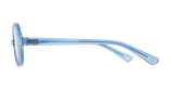 Lunettes de vue enfant RZERO19 bleu cristal/noir - Vue de face