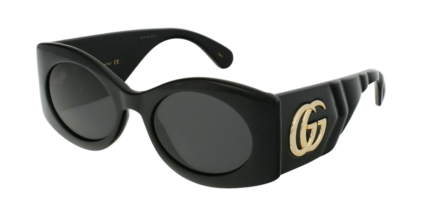 LUNETTES DE SOLEIL femme GG0810S noir - vue de 3/4