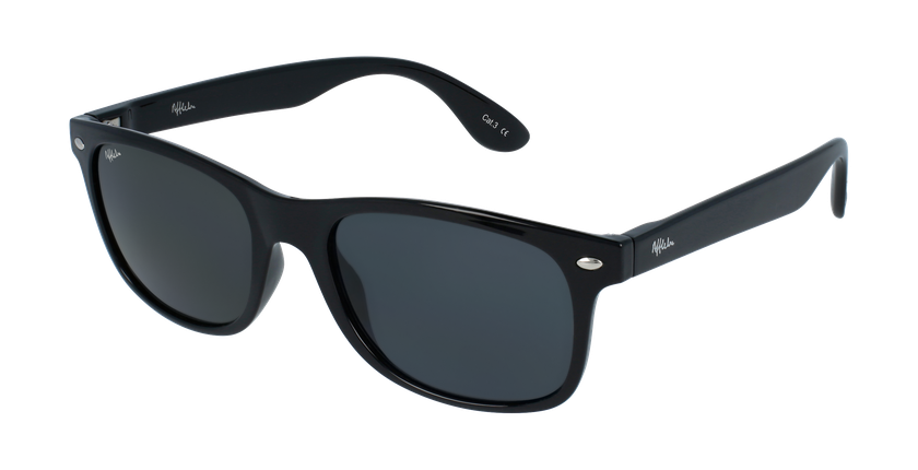 LUNETTES DE SOLEIL CARUCEDO noir - Vue de face