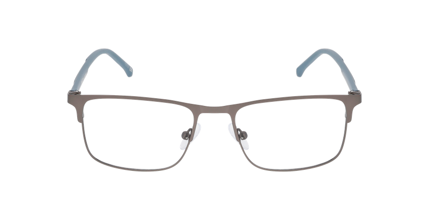 Lunettes de vue homme HENDRICK gun/gris - Vue de face