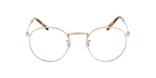 LUNETTES DE VUE NEW ROUND doréVue de face