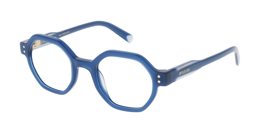 Lunettes de vue femme CARACTÈRES PERSUASIVE bleu - Vue de face