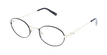 LUNETTES DE VUE NEIL noir/doré - vue de 3/4