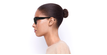 LUNETTES DE SOLEIL femme BA5003S noir - Vue de côté