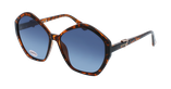 LUNETTES DE SOLEIL femme GU7813 écaille/bleu - Vue de face