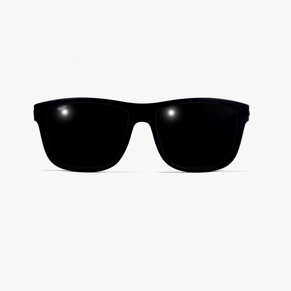 Lunettes de soleil homme DIEGO bleu - Vue de face