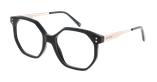 Lunettes de vue femme FANNIE noir - Vue de face