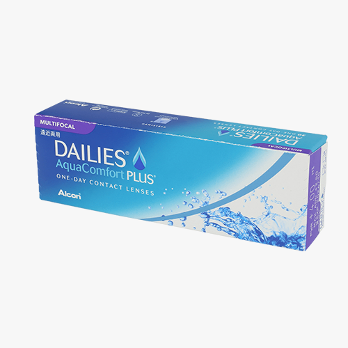 Lentilles de contact Dailies AquaComfort Plus Multifocal - Vue de face