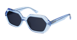 LUNETTES DE SOLEIL femme ROSELYN bleu cristal - vue de 3/4