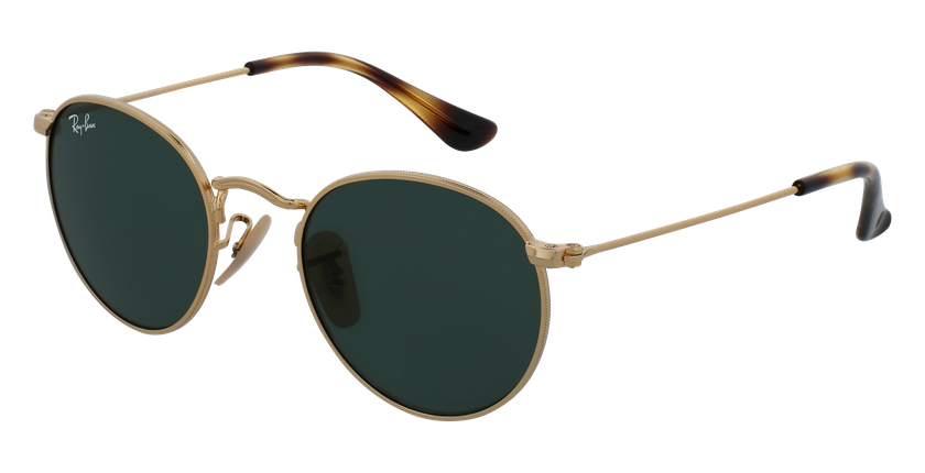 LUNETTES DE SOLEIL enfant 0RJ9547S doré - vue de 3/4