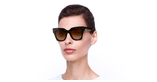 LUNETTES DE SOLEIL femme BE4364 écaille - Vue de face