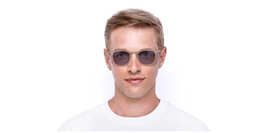 Lunettes de vue FORTY solaire Rose +2.00 rose/rose - Vue de face