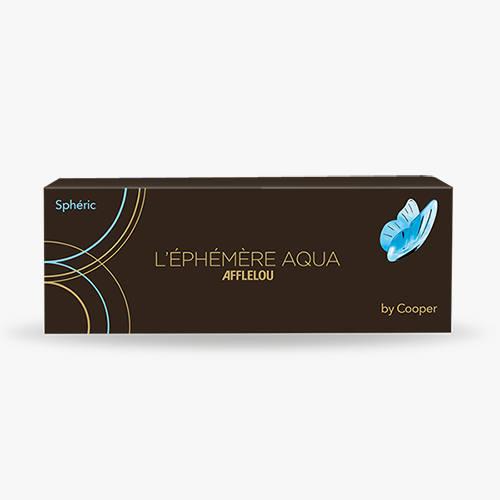 Lentilles de contact L'Éphémère Aqua Journalière Sphere 30L - Vue de face