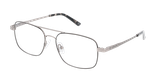 Lunettes de vue homme FILIPE noir/argenté - Vue de face