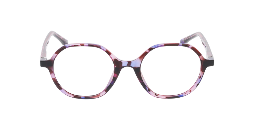 Lunettes de vue enfant CALIE écaille/violet - Vue de face