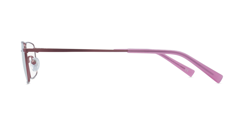 LUNETTES DE VUE femme RZERO7 rose - Vue de côté
