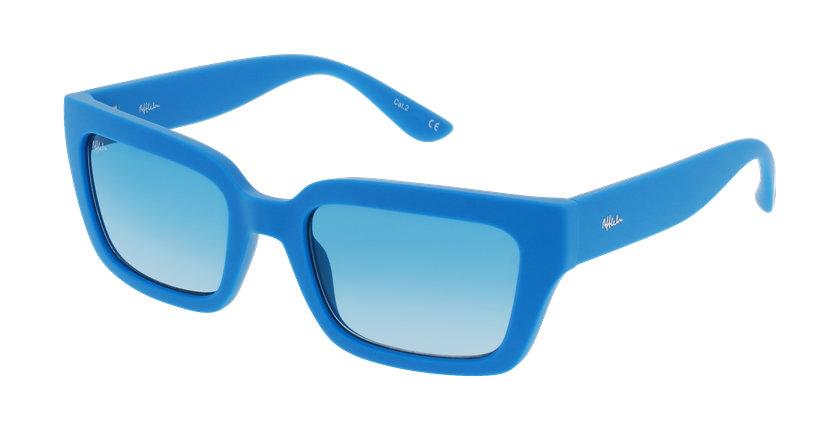 LUNETTES DE SOLEIL femme DANIELA bleu/bleu foncé mat - Vue de face