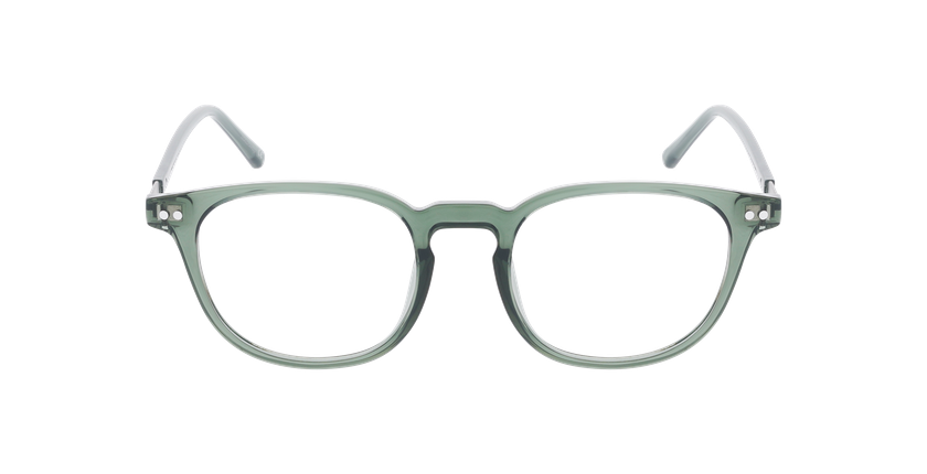 Lunettes de vue homme CELIAN vert - Vue de face