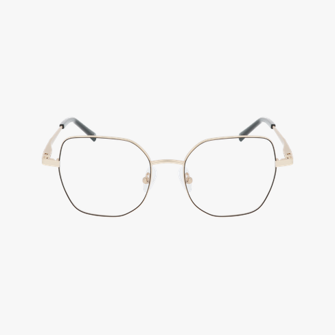 Lunettes de vue femme FELICIE dorée/noir