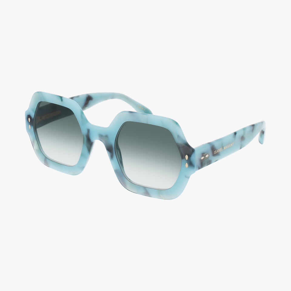 Lunettes de soleil femme IM 0004/N/S vert - Vue de face