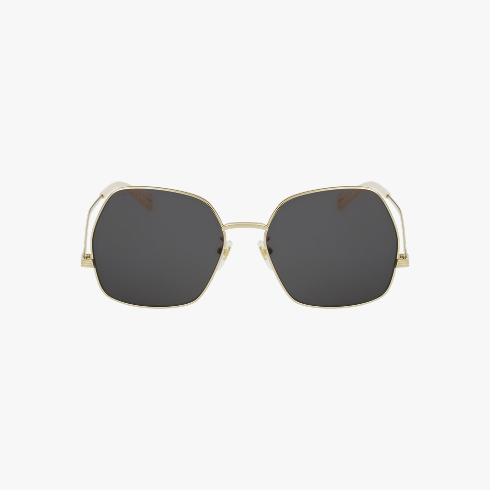 Lunettes de soleil femme GG0972S dorée - Vue de face