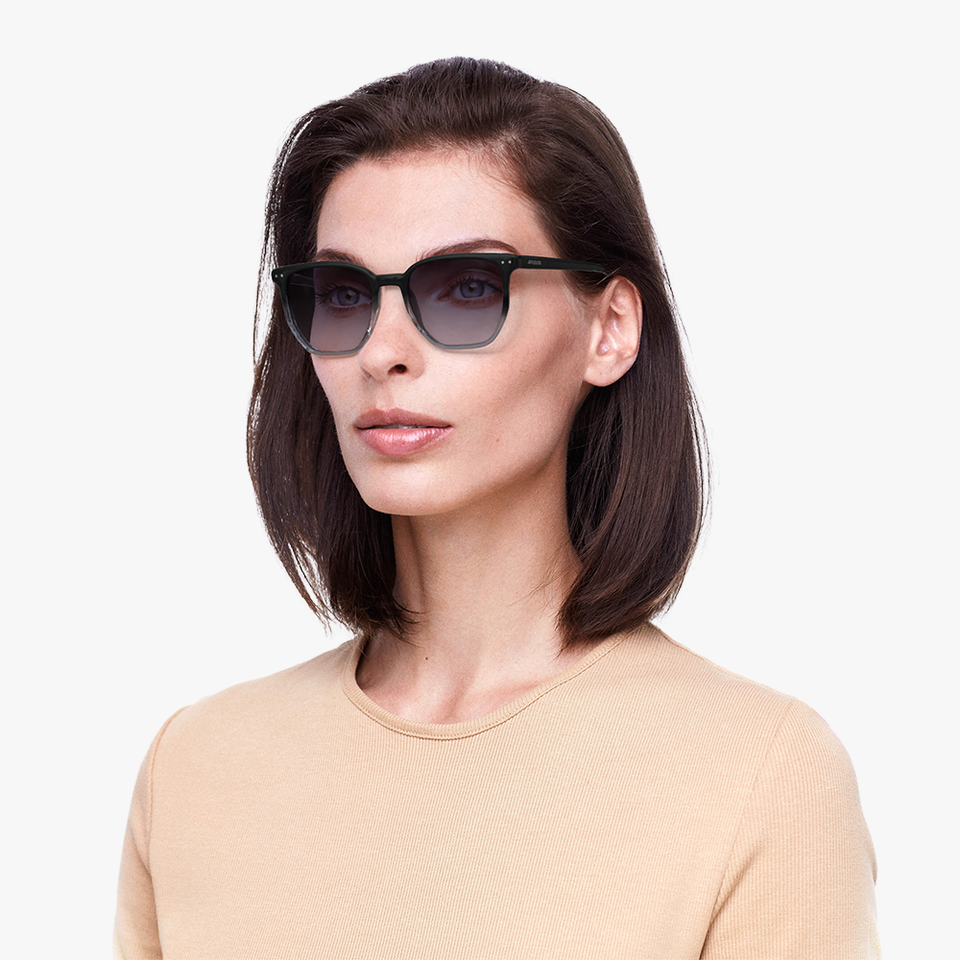 Lunettes de soleil AUSTIN noir - Vue de face
