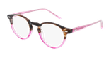 Lunettes de vue femme MAGIC 147 marron/rose - Vue de face